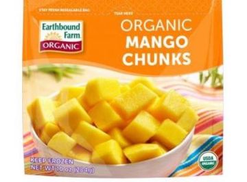 Organic Mango Chunks Frozen 