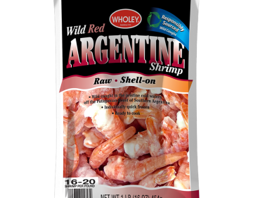 Wholey Wild Red Argentine Shrimp Shell-On
