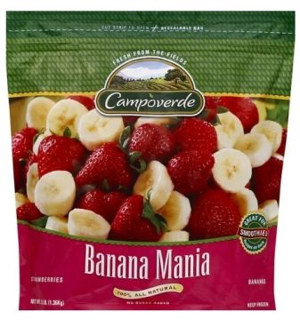 Banana Mania Frozen Fruit Mix