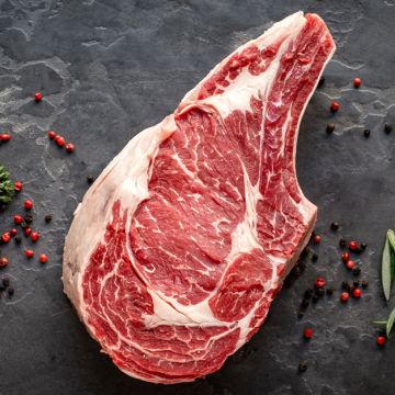Bison Rib Eye Bone-in "Cowboy Steak" 