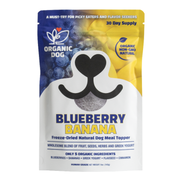 Organic Freeze-Dried Blueberry-Banana Dog Food Topper