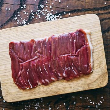 Duck Bacon Hickory Smoked