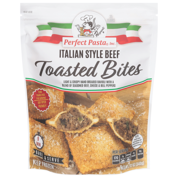 Perfect Pasta Italian Style Beef Toasted Bites