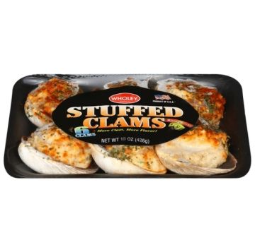 Wholey Stuffed Clams