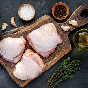 Organic Bone-In/Skin-On Chicken Thighs