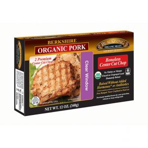 Organic Pork Chop Center Cut Boneless 10-2/6oz.
