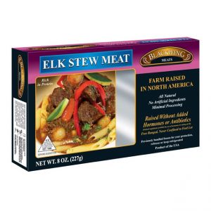Elk Stew Meat 10/8oz.