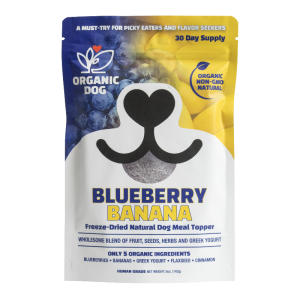 Organic Freeze-Dried Blueberry-Banana Dog Food Topper