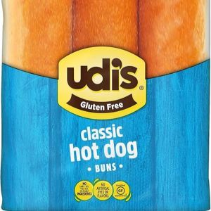 Udi's Classic Hot Dog Buns Frozen (6 per Pkg)