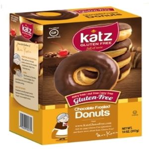 Katz Chocolate Frosted Donuts Frozen (6 per Pkg)