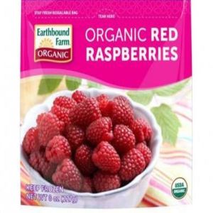 Organic Red Raspberries Frozen (8oz Bag)