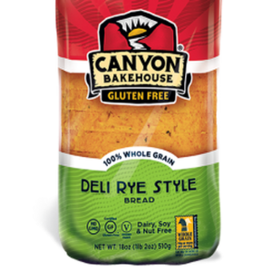 Canyon Bakehouse Deli Rye Style Bread Frozen (18oz.)