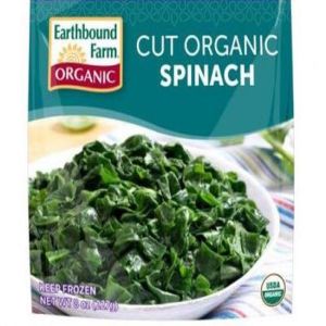 Cut Organic Spinach Frozen (8oz Bag)