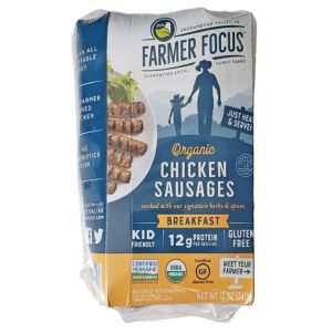 Farmer Focus Cooked Organic Chicken Breakfast Sausage