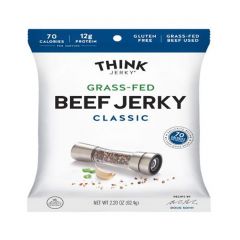 Think Jerky® Grass-Fed Beef Jerky Classic 2.2oz Bag