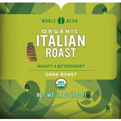 Cameron's Organic Italian Roast Whole Bean Coffee