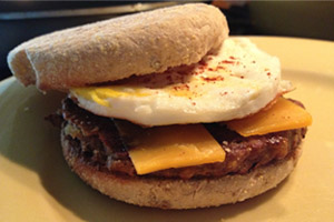Walnut Burger Breakfast Egg Muffin
