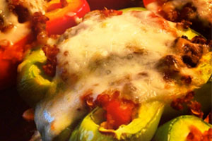 Stuffed Walnut Burger Peppers
