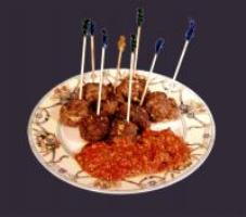 Buffalo hors d'ouvres -meat balls