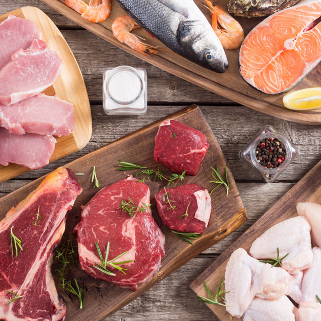 Wholesale Products - Various meats and seafood