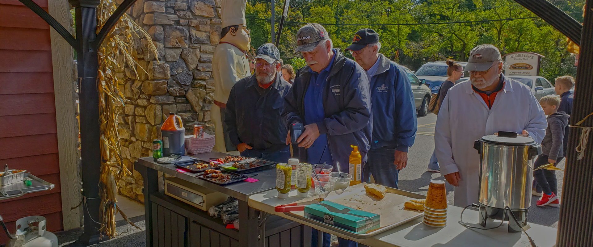 Neighbors gathered at a Blackwing community tasting